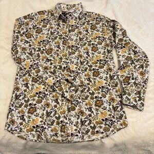 Rock Roll-n-Soul Men’s 70s Inspired Paisley Button Up Shirt